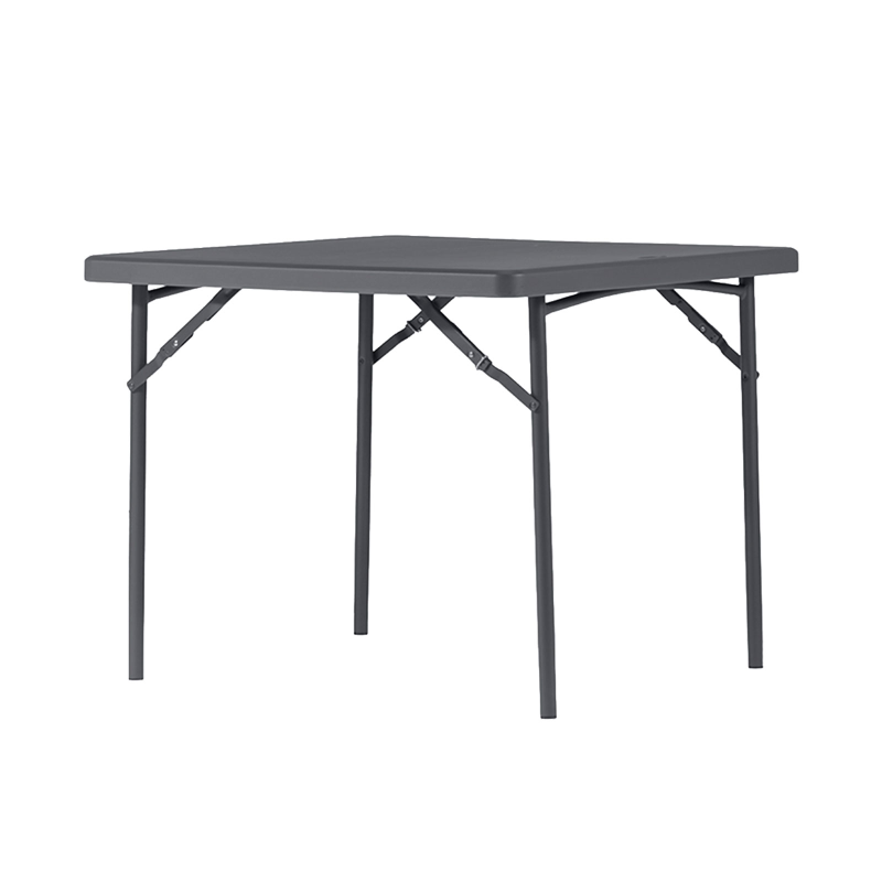 Table XXL - Table pliante carrée gris foncé