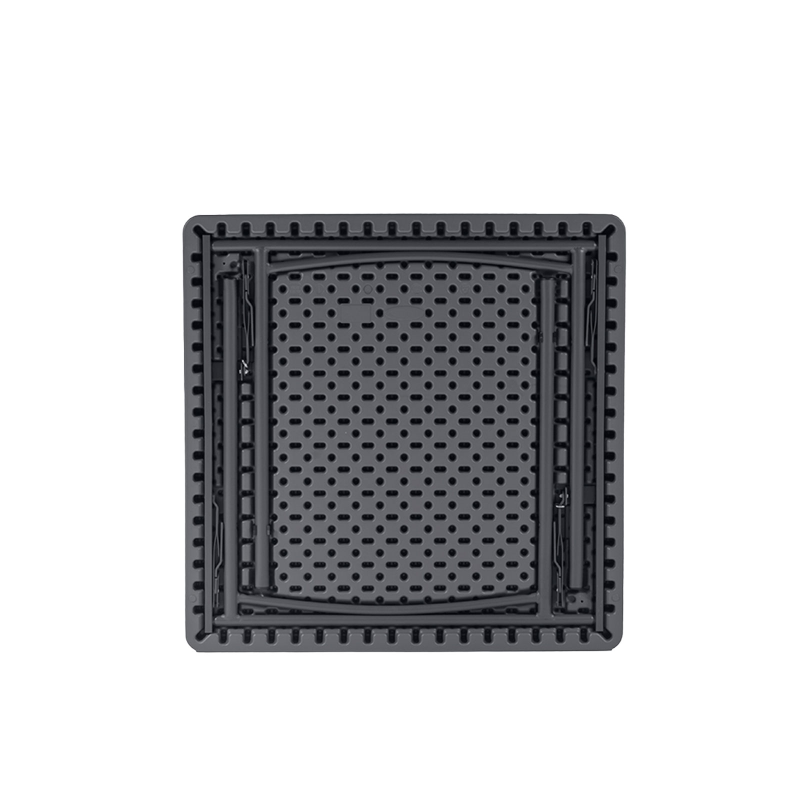 Table XXL - Table pliante carrée gris foncé