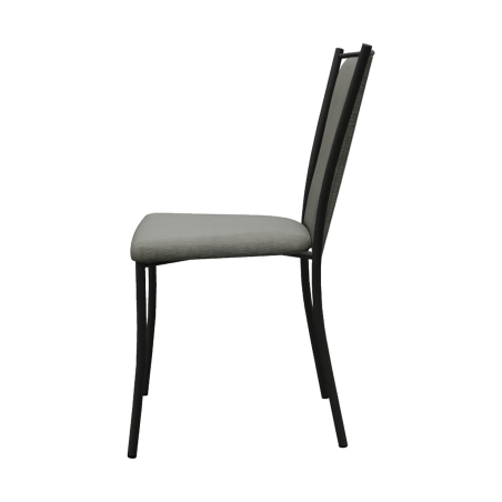 Reina - Chaise en tissu de style contemporain fabriquée en Belgique