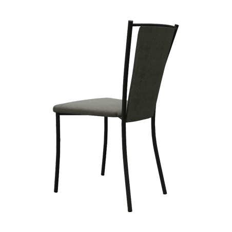 Reina - Chaise en tissu de style contemporain fabriquée en Belgique