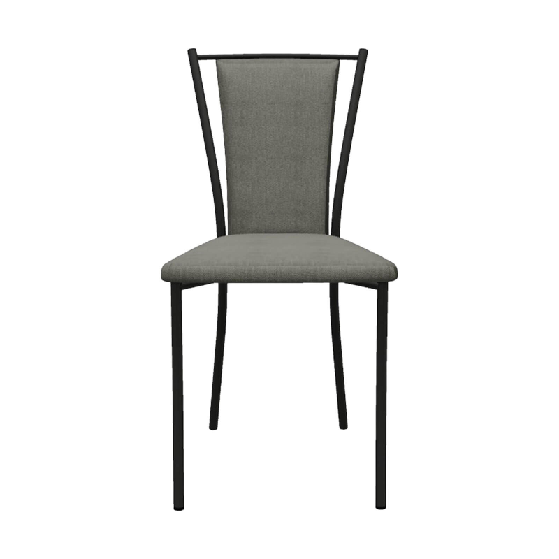 Reina - Chaise en tissu de style contemporain fabriquée en Belgique