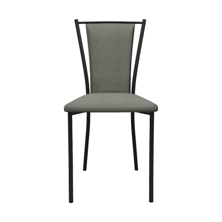 Reina - Chaise en tissu de style contemporain fabriquée en Belgique
