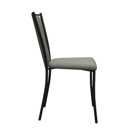 Reina - Chaise en tissu de style contemporain fabriquée en Belgique