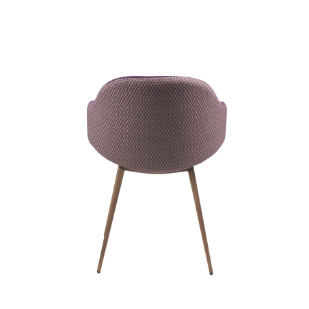 Sonny Midj® - Fauteuil design bicolore en tissu et métal laqué