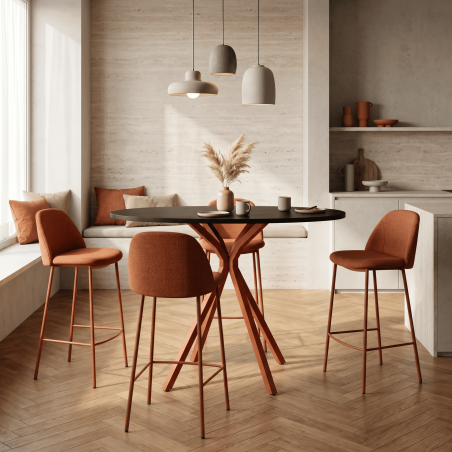 Onyx - Table snack ovale en...