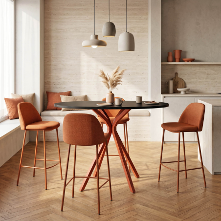Onyx - Table snack ovale en...