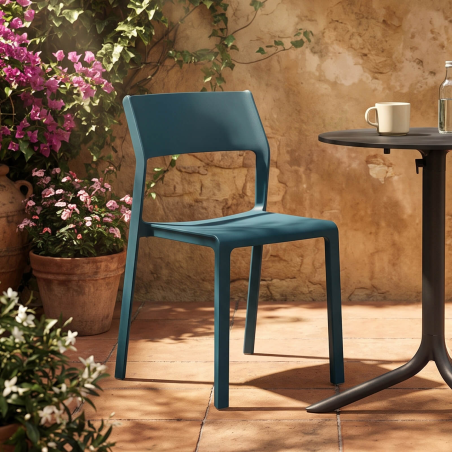 Trill bistrot - Chaise de jardin empilable en polypropylène