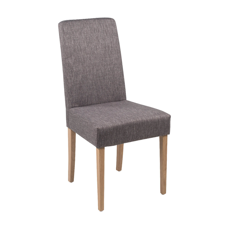 Gaby Mobitec® - Chaise de salle à manger en tissu et bois massif