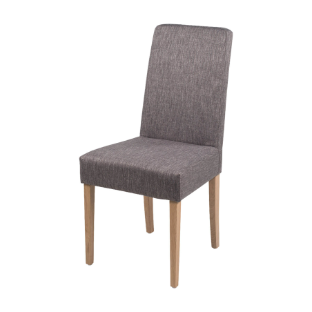 Gaby Mobitec® - Chaise de salle à manger en tissu et bois massif