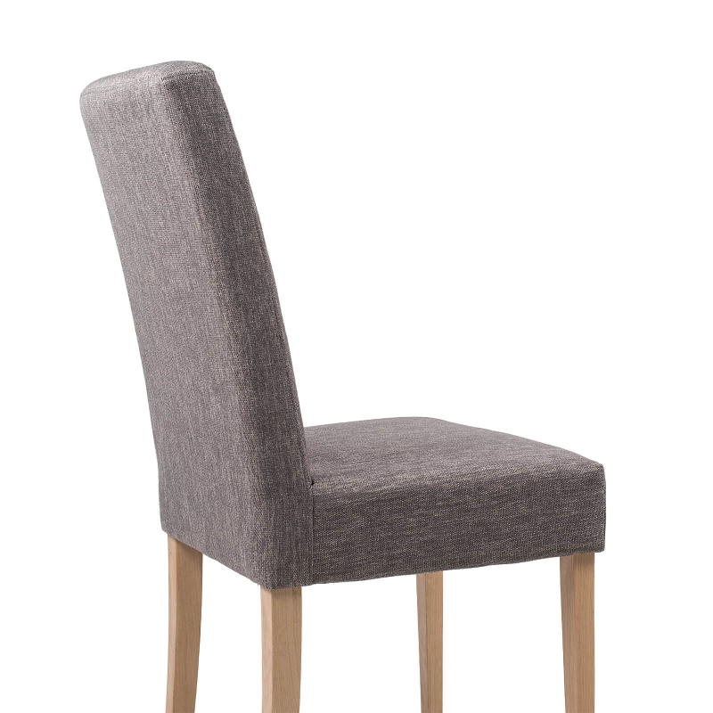 Gaby Mobitec® - Chaise de salle à manger en tissu et bois massif