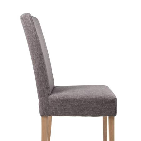 Gaby Mobitec® - Chaise de salle à manger en tissu et bois massif