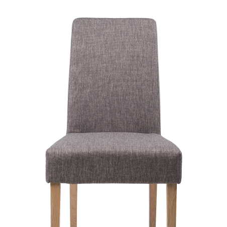 Gaby Mobitec® - Chaise de salle à manger en tissu et bois massif