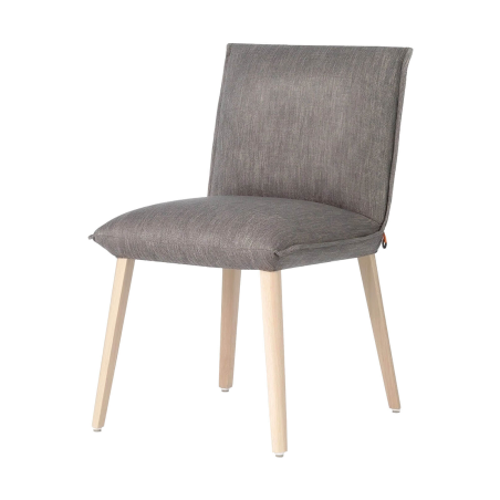Soft Mobitec® - Chaise en tissu et bois cocooning