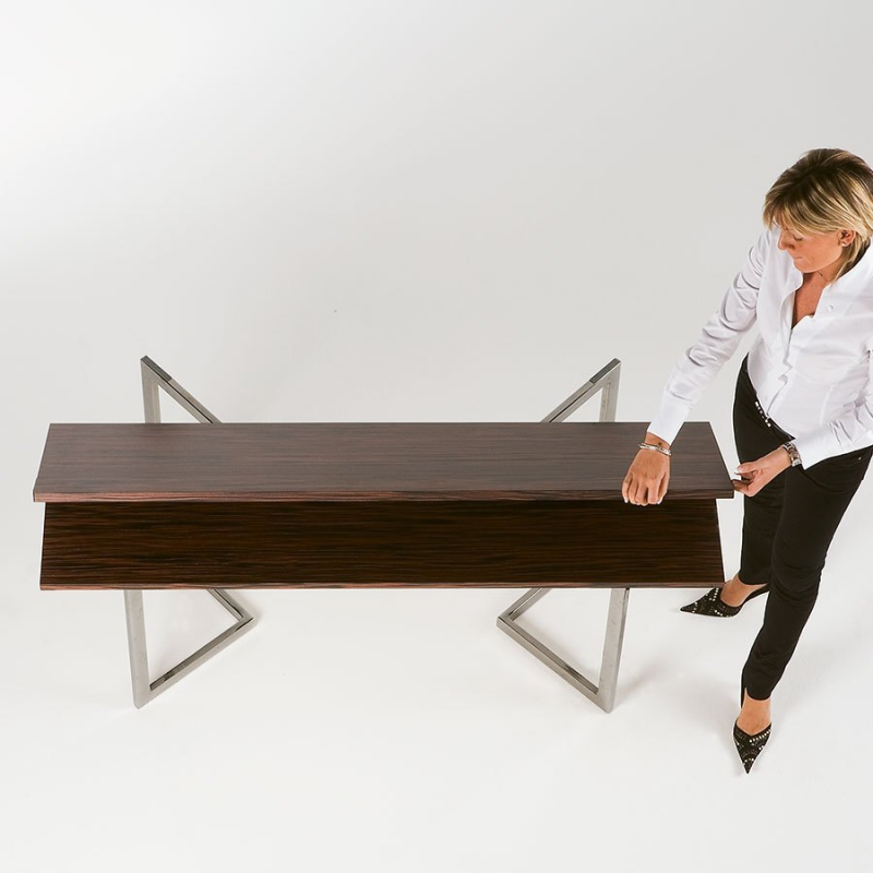 Table console modulable en bois - Giravolta 130