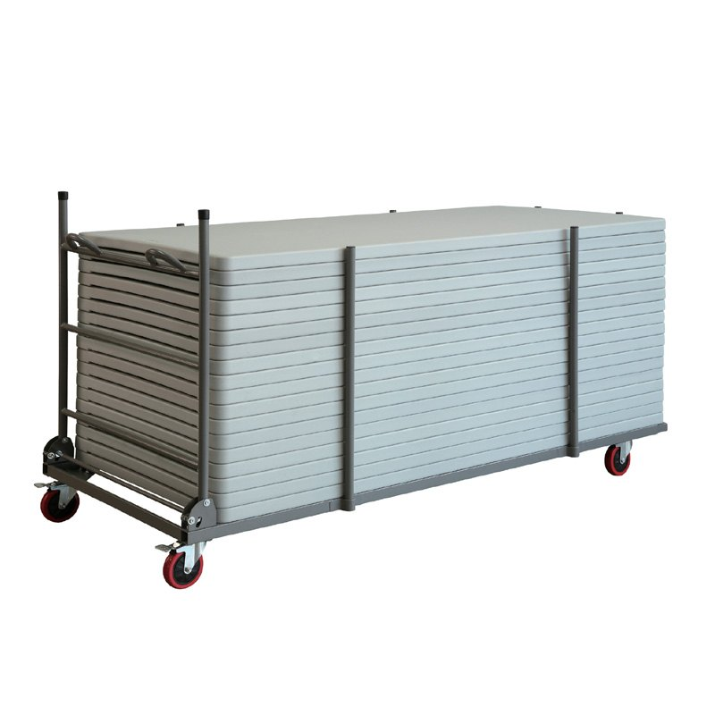 Chariot de stockage et de transport pour table pliante