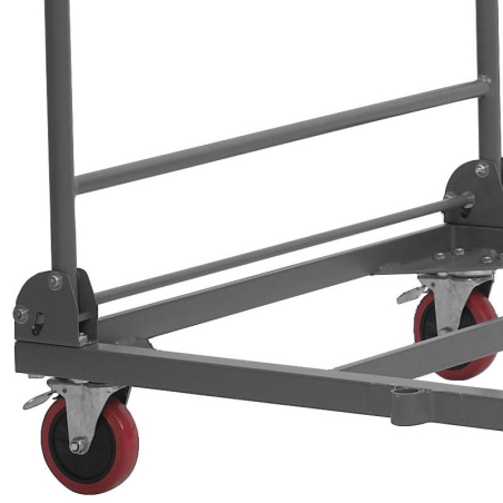 Chariot de stockage et de transport pour table pliante