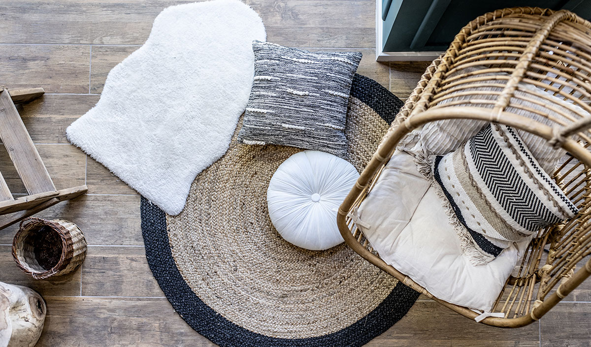 Tapis en jute : déco rustique et naturelle