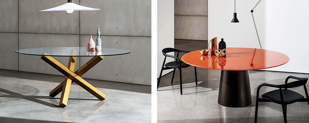 Meubles italiens design : table Aïkido et Totem