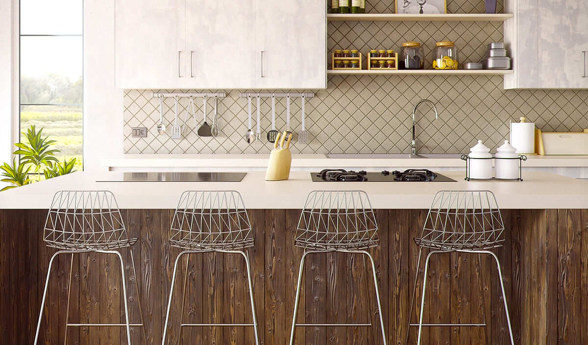 Cuisine en stratifié pour une déco tendance et facile d'entretien