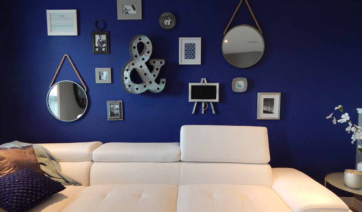 Couleur tendance mur : le bleu marine