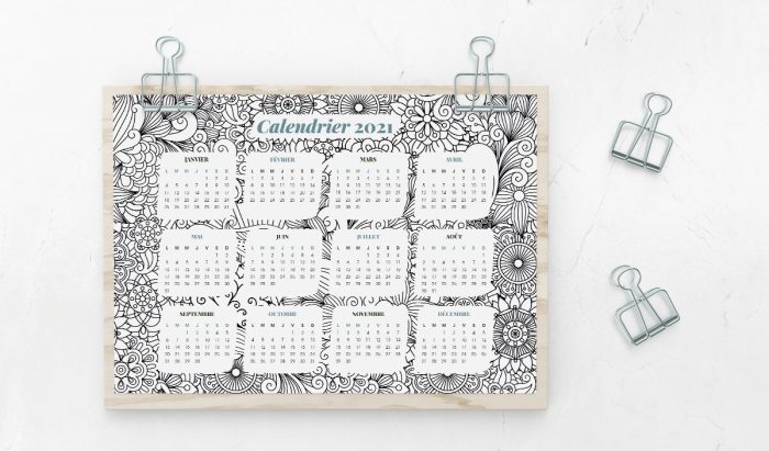 5 Calendriers Design 21 A Imprimer Et Telecharger Gratuitement 4 Pieds Deco