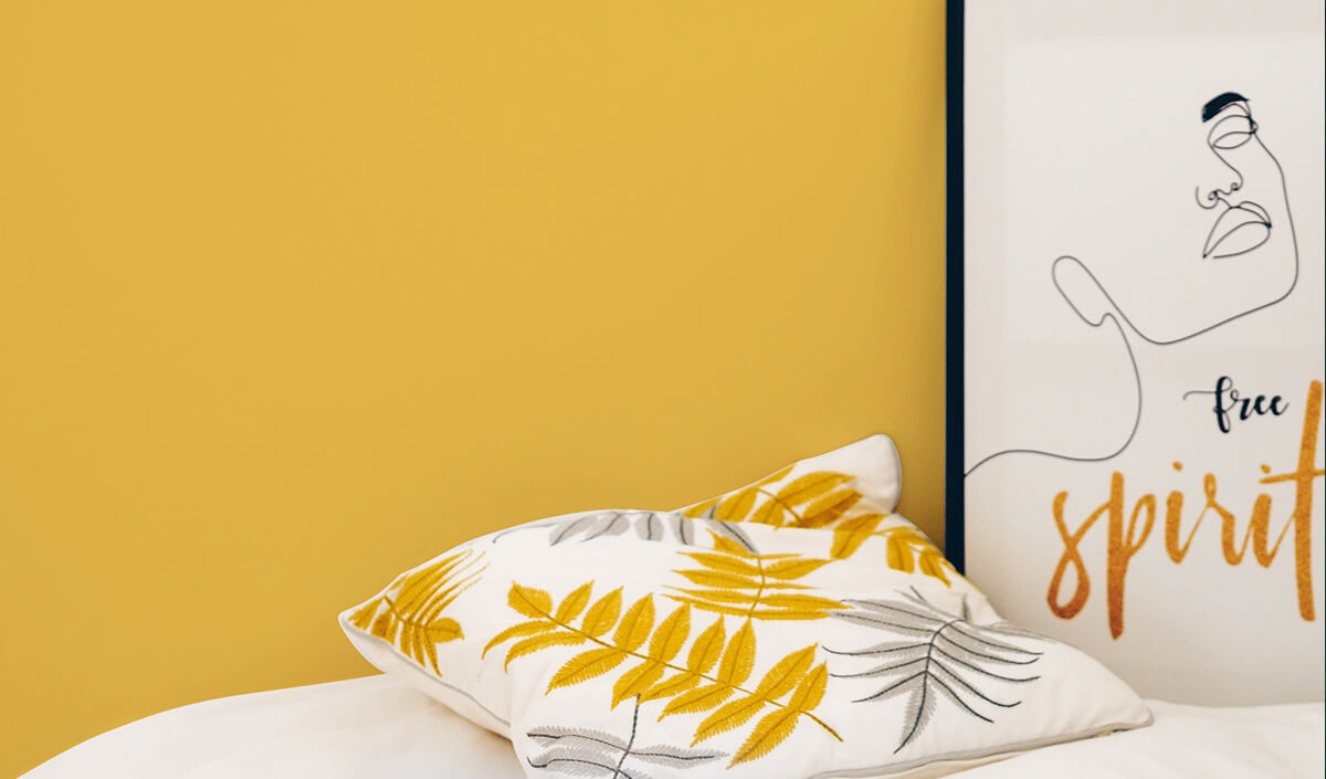 Couleur tendance mur : le jaune