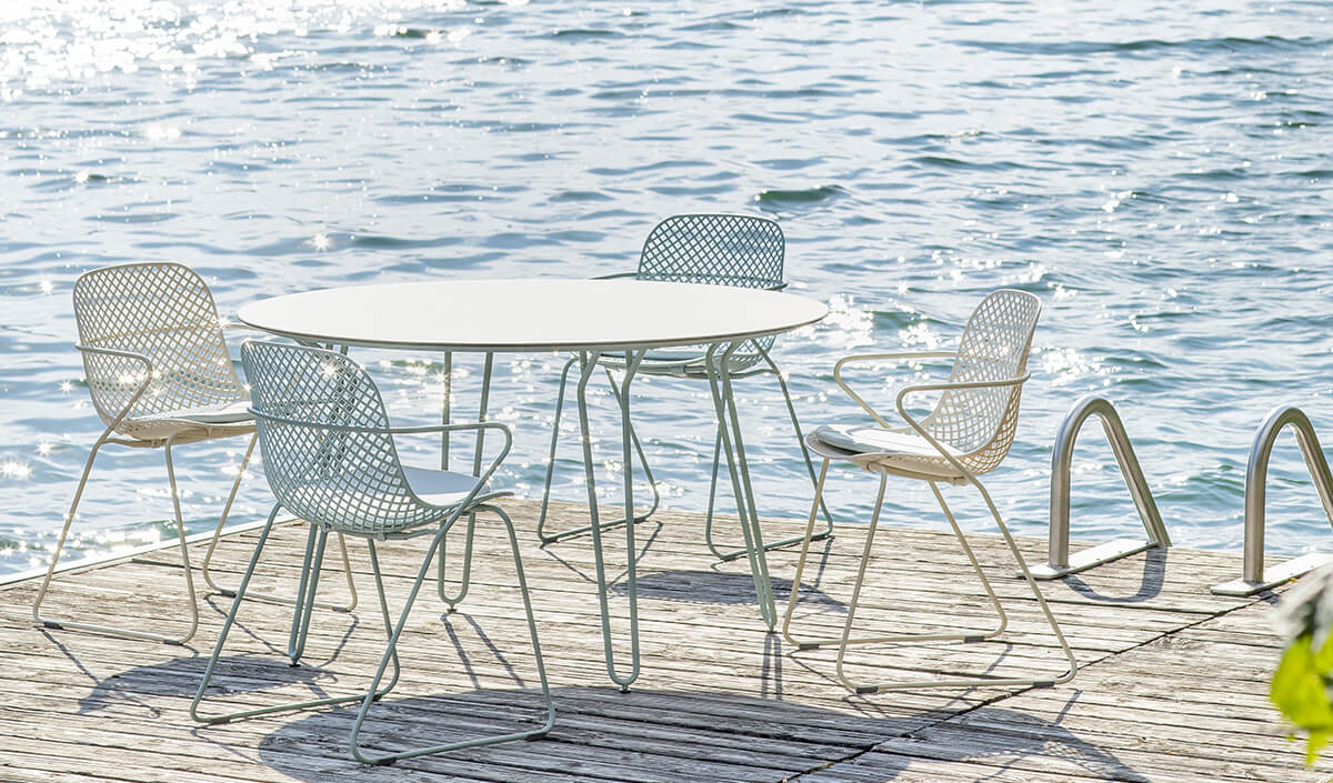 Table de jardin en métal - Meubles de jardin