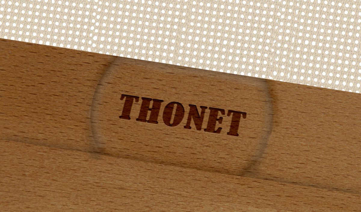 Poinçon de la chaise Thonet