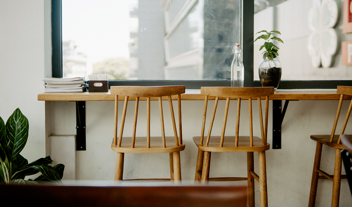 Tabouret de bar en bois