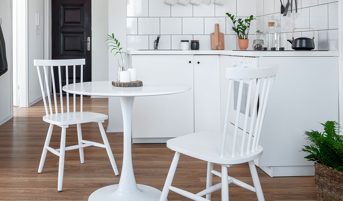 Cuisine scandinave blanche tendance