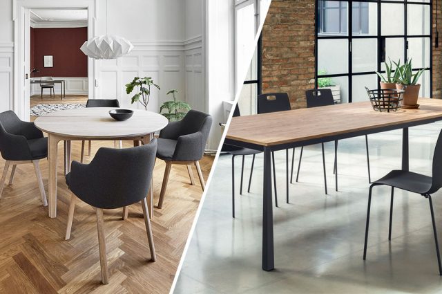 Table ronde ou rectangulaire : laquelle choisir ?