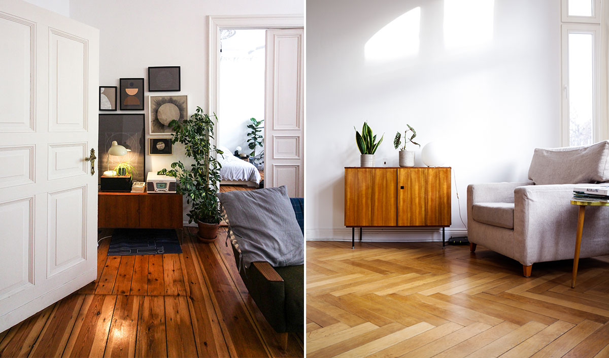 Sol tendance : Parquet en bois massif 