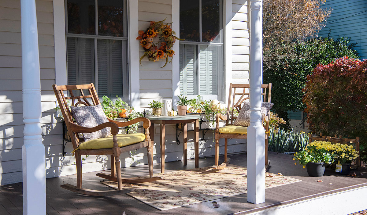 Le patio pour une décoration champêtre réussie