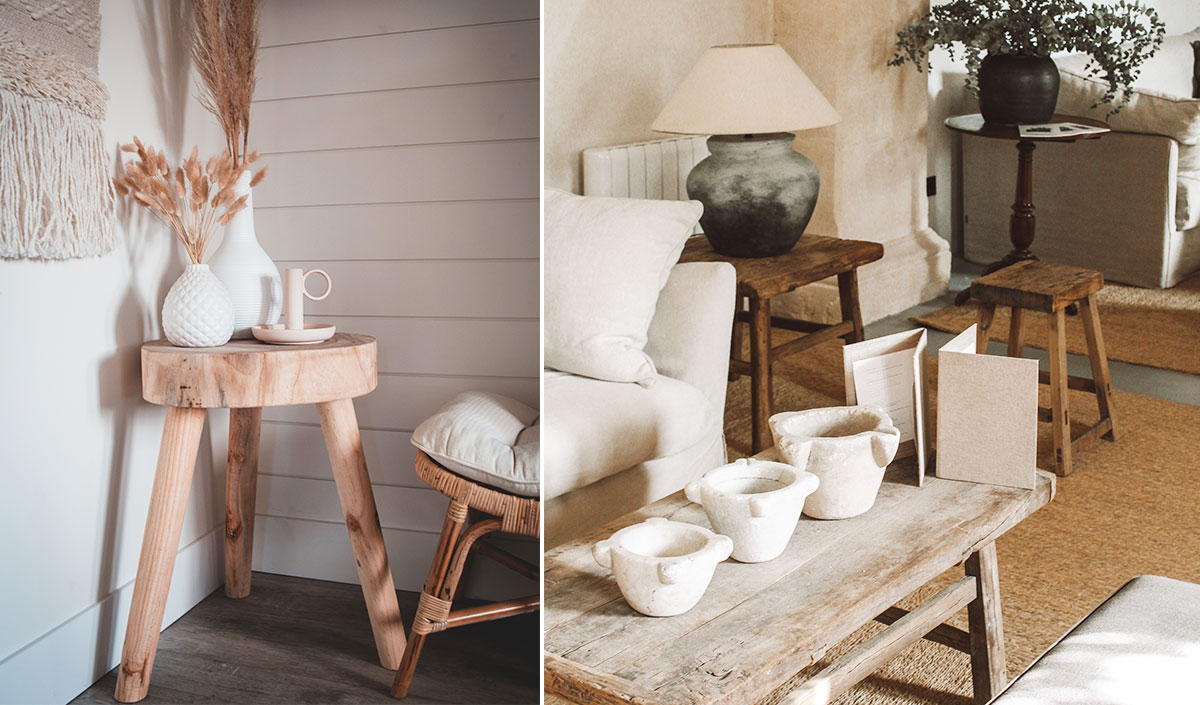 Intérieur champêtre : tabouret de traite pour un style déco authentique