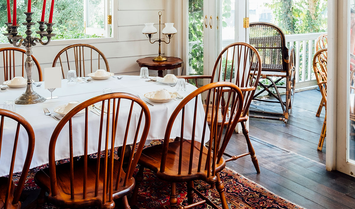 Salle à manger à l'esprit champêtre