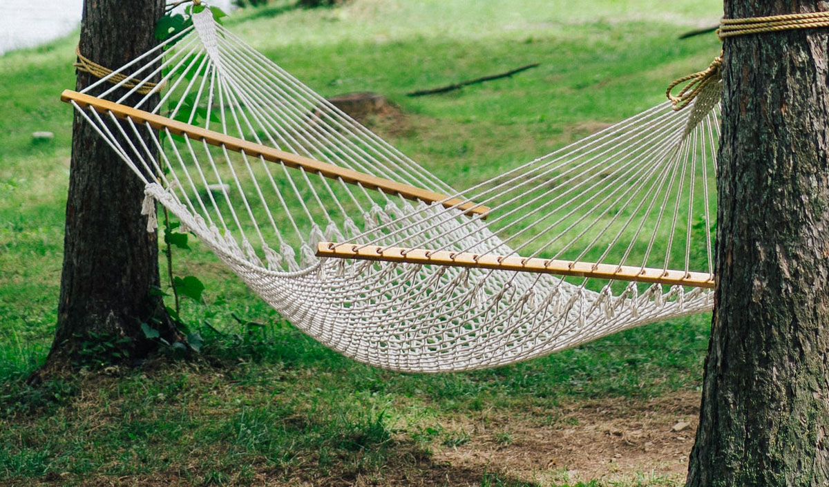 Hamac jardin champêtre