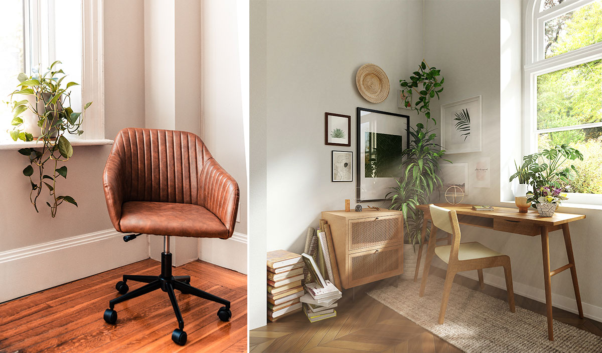 La chaise de bureau à installer dans une chambre à coucher