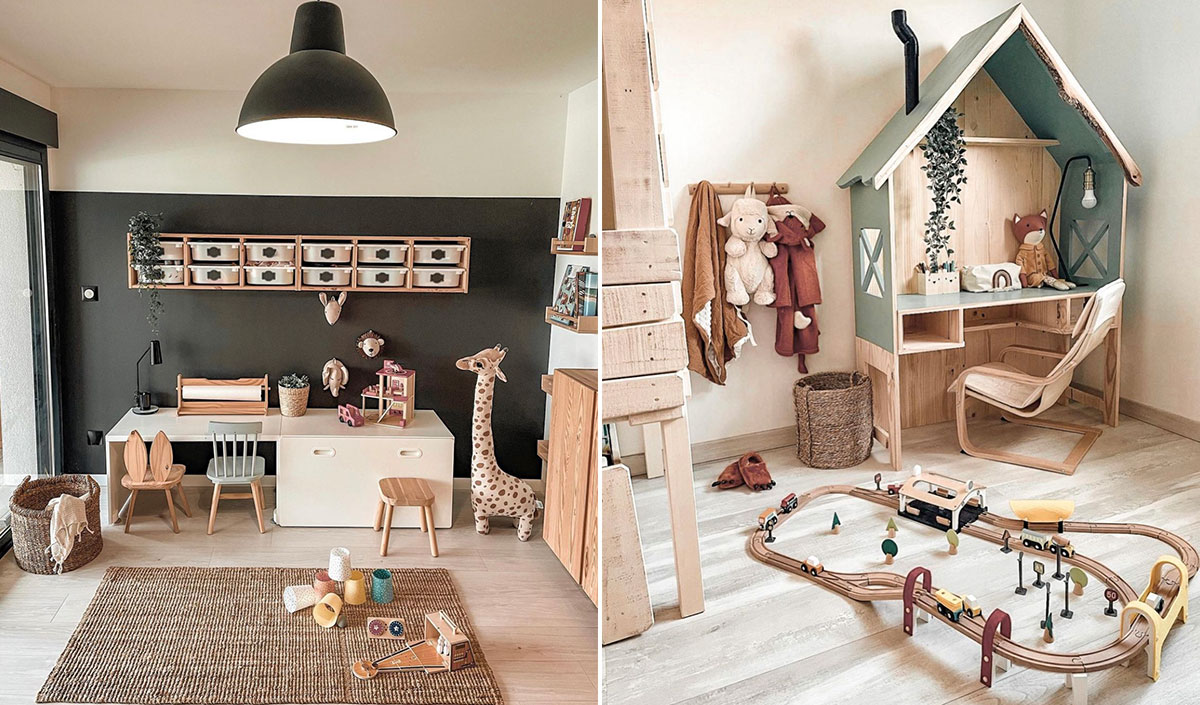 Chambre pour enfants de l'influenceuse instagram déco home by Charline