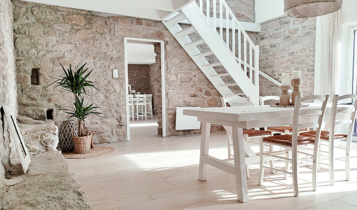 Décoration d'une maison bretonne dans le finistère