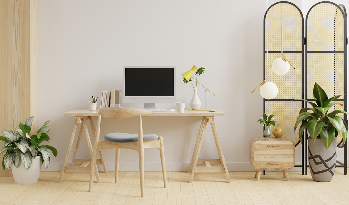 Chaise de séjour associée à un bureau