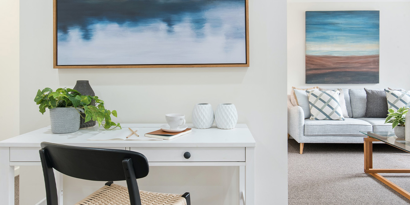 Aménager un bureau dans le salon