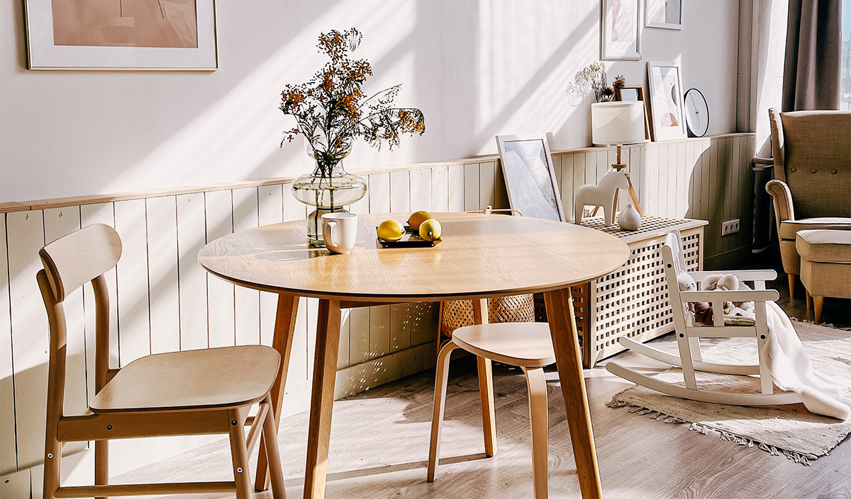 Table de salle à manger en teck