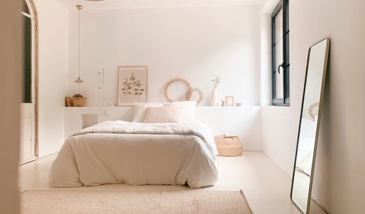 Déco minimaliste chambre