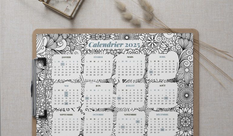 Calendrier Mandala 2025 : Un Voyage Spirituel au Fil des Mois