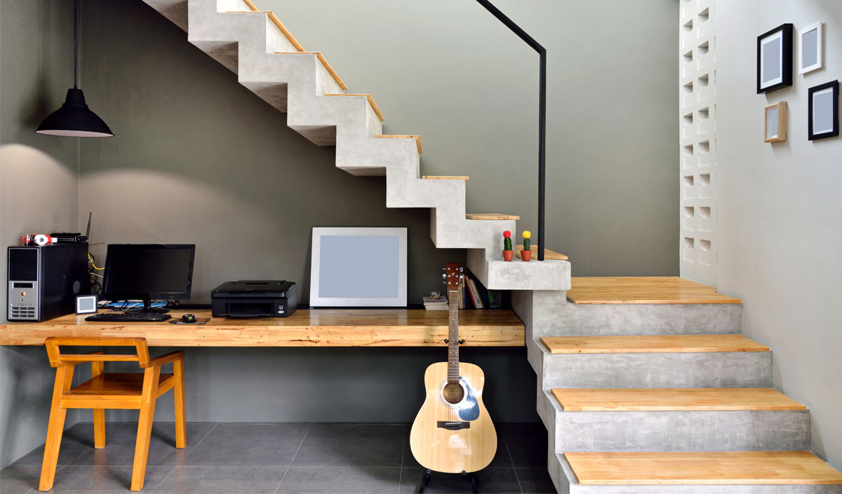 Décorer les marches d'un escalier pour un joli intérieur