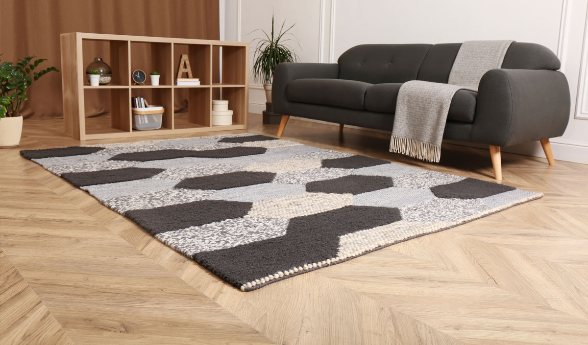 Le tapis géométrique : pour les intérieurs scandinaves