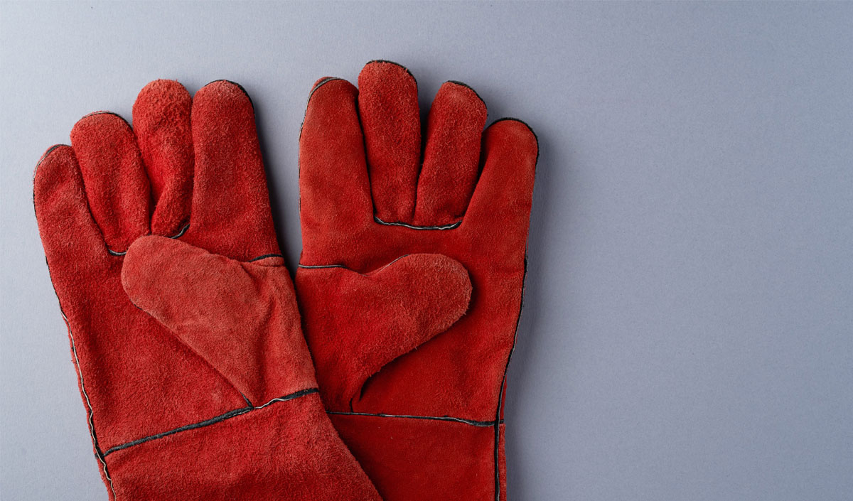 Gants de protection pour mobilier rouillé