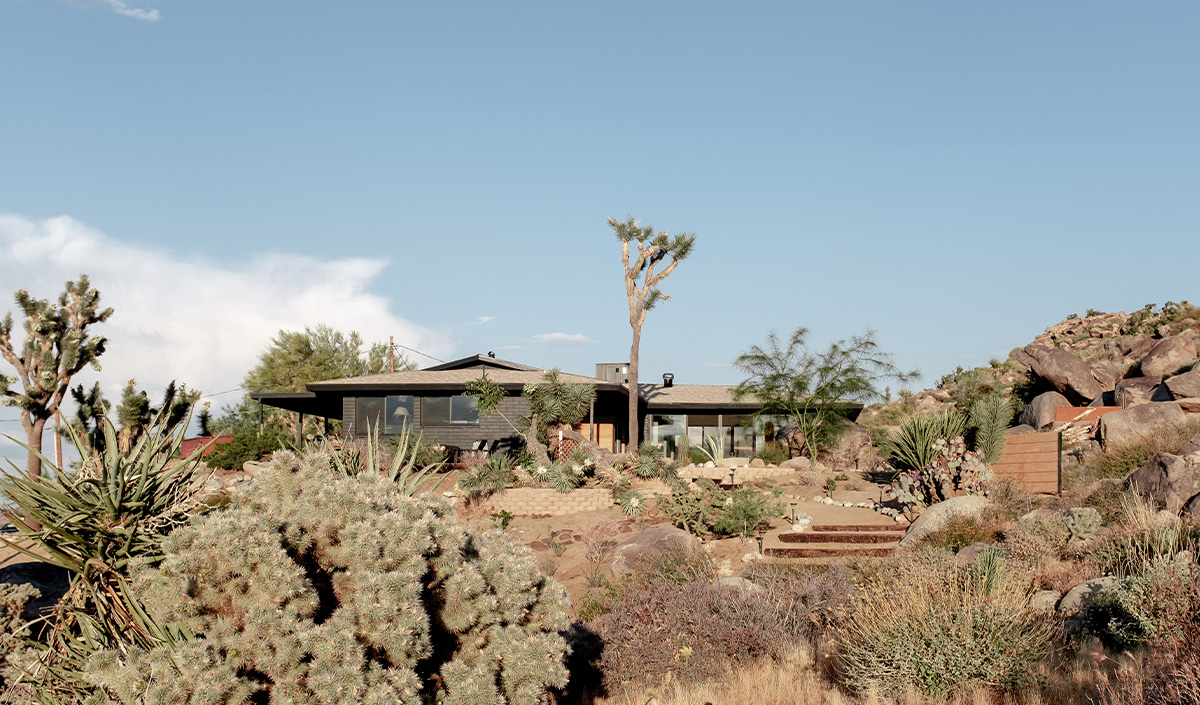 Maison de designer au coeur du désert californien à Joshua Tree