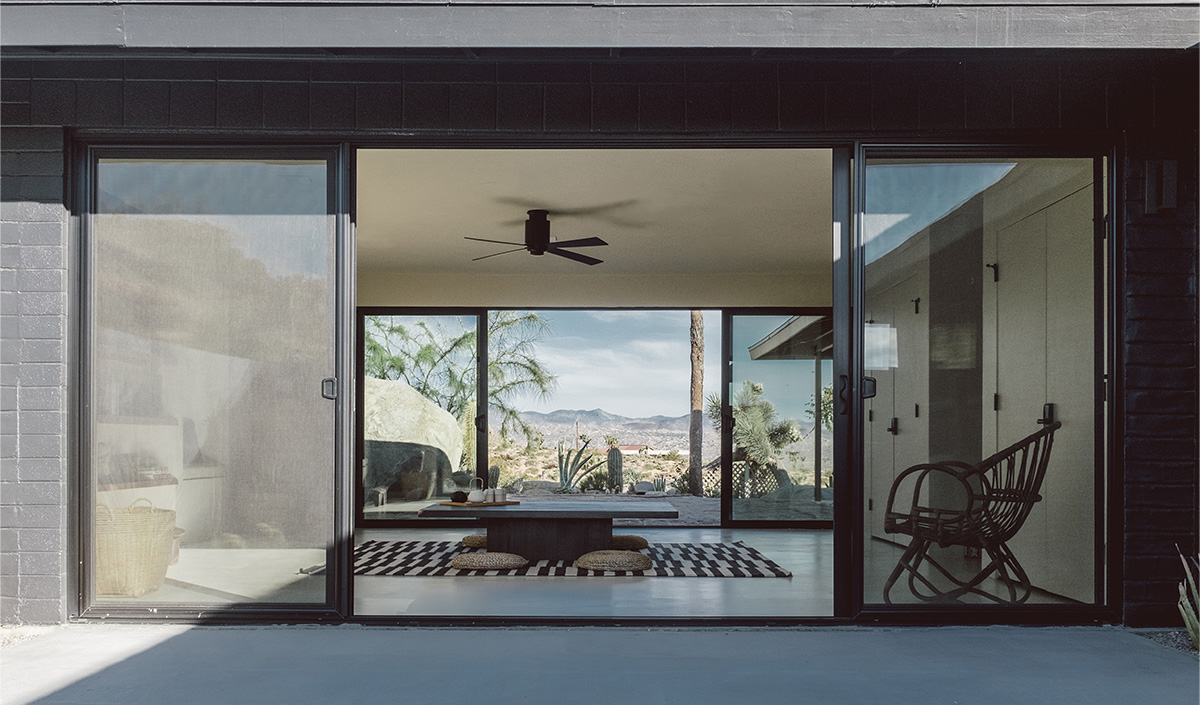 Villa de designer à Joshua Tree en Californie à la décoration minimaliste 