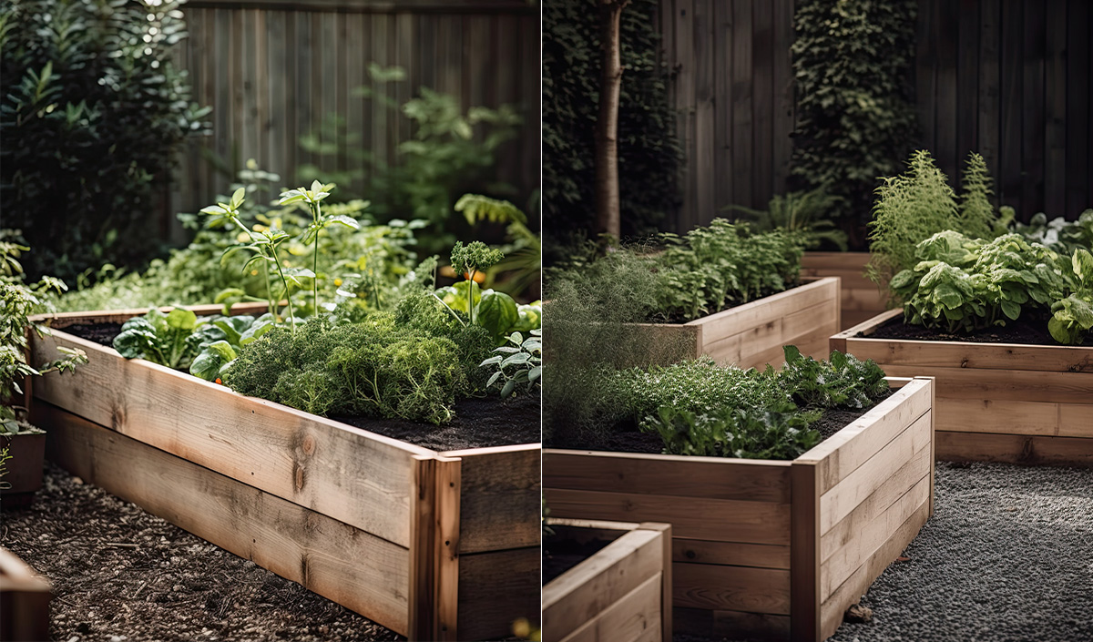Créer un jardin récup avec un potager fait en palettes 
